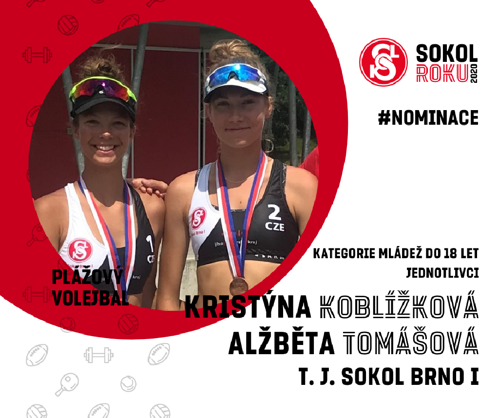 Sokol roku 2020 - Nominace OS - Kristýna Koblížková, Alžběta Tomášová