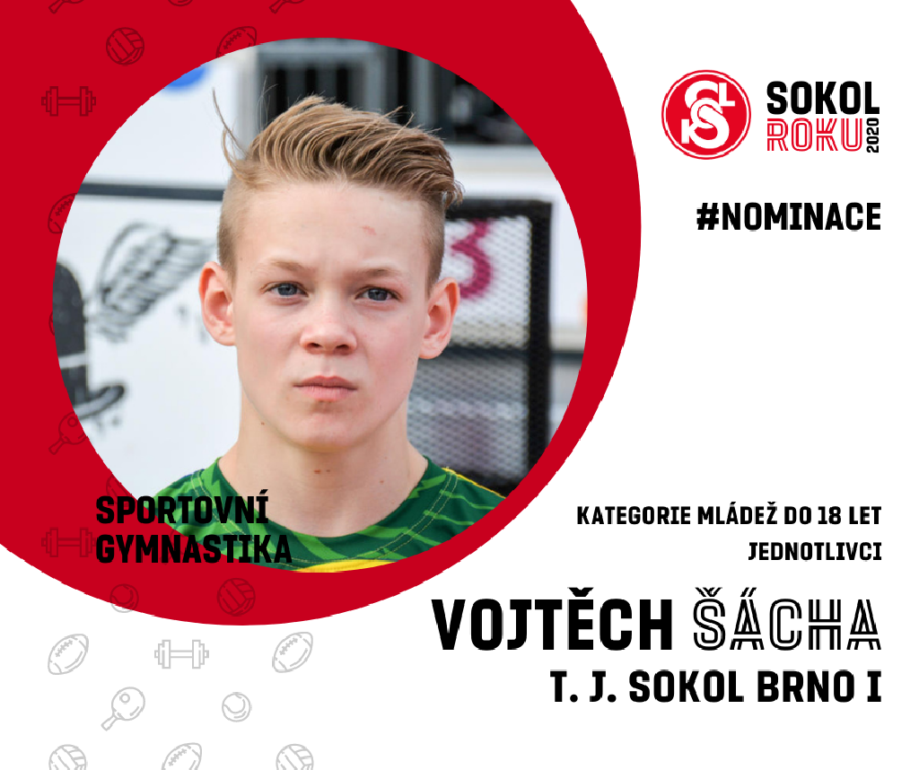 Sokol roku 2020 - Nominace OS - Vojtěch Šácha