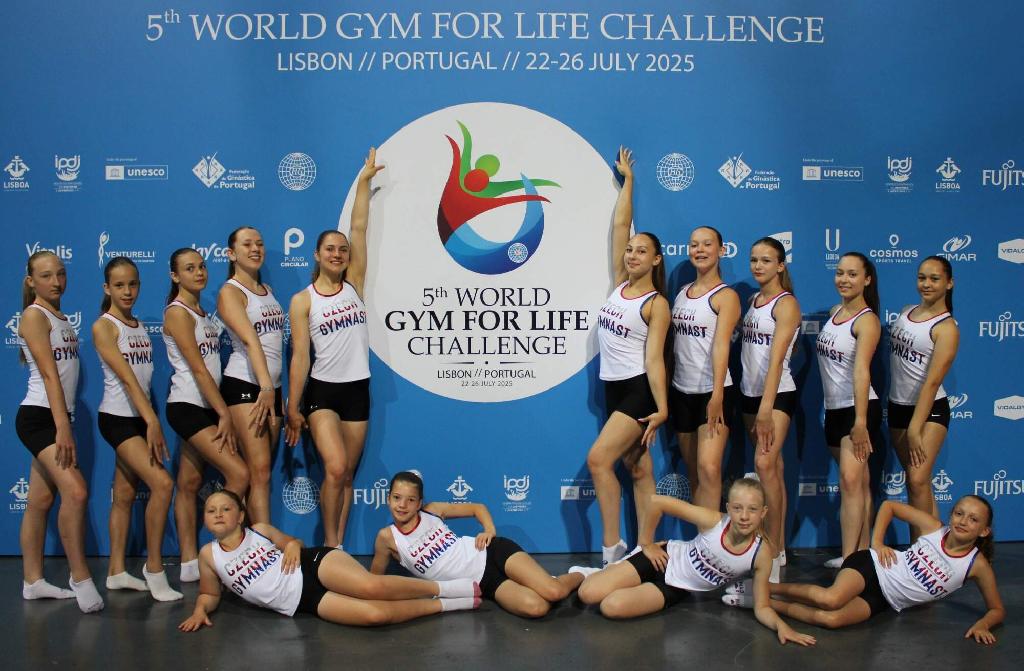 Gymnastky Sokol Poděbrady bronz Lisabon