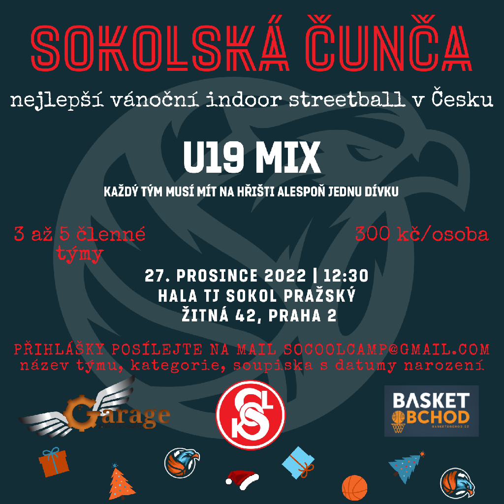 PČOS v basketbalu 3x3, U19, 27.12.2022, T.J. Sokol Pražský