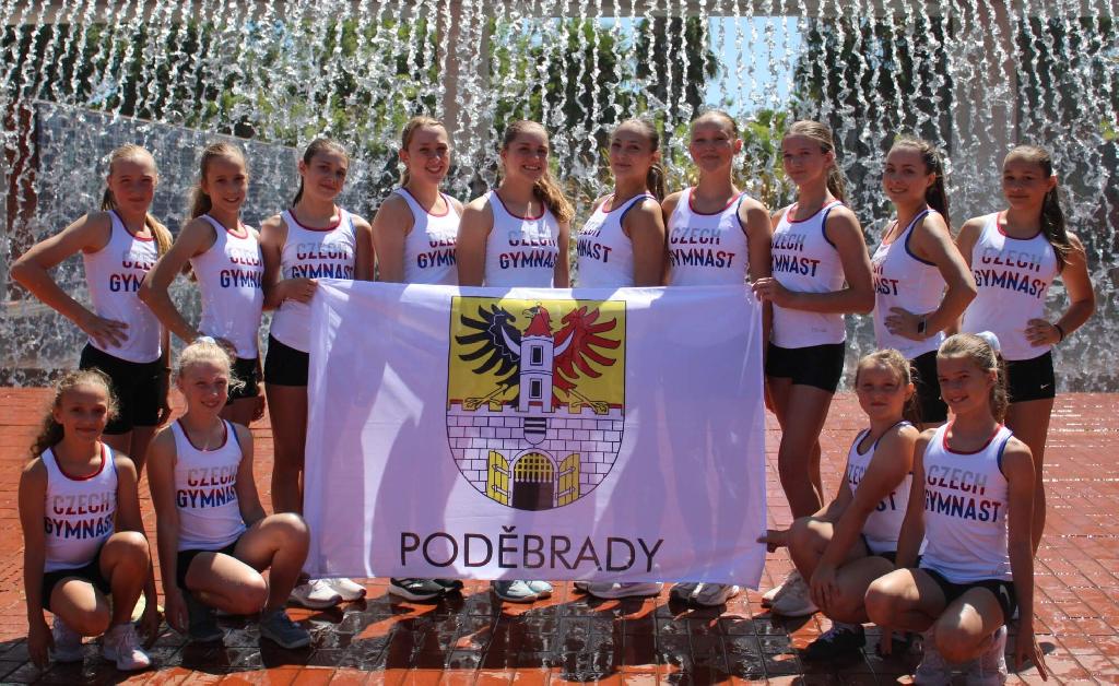 Gymnastky Sokol Poděbrady bronz Lisabon