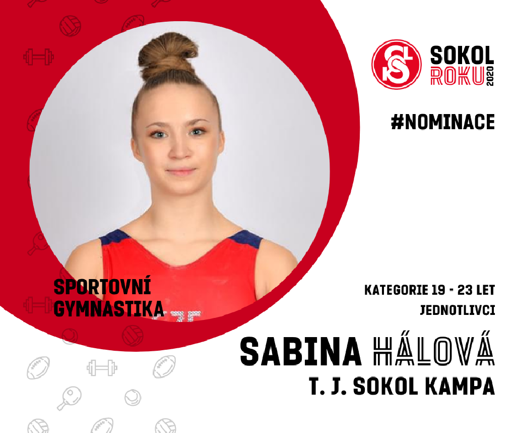 Sokol roku 2020 - Nominace OS - Sabina Hálová