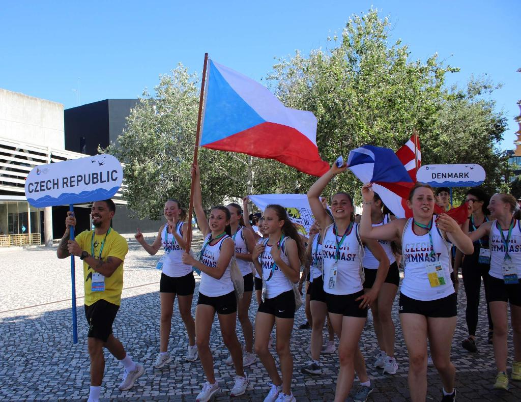 Gymnastky Sokol Poděbrady bronz Lisabon