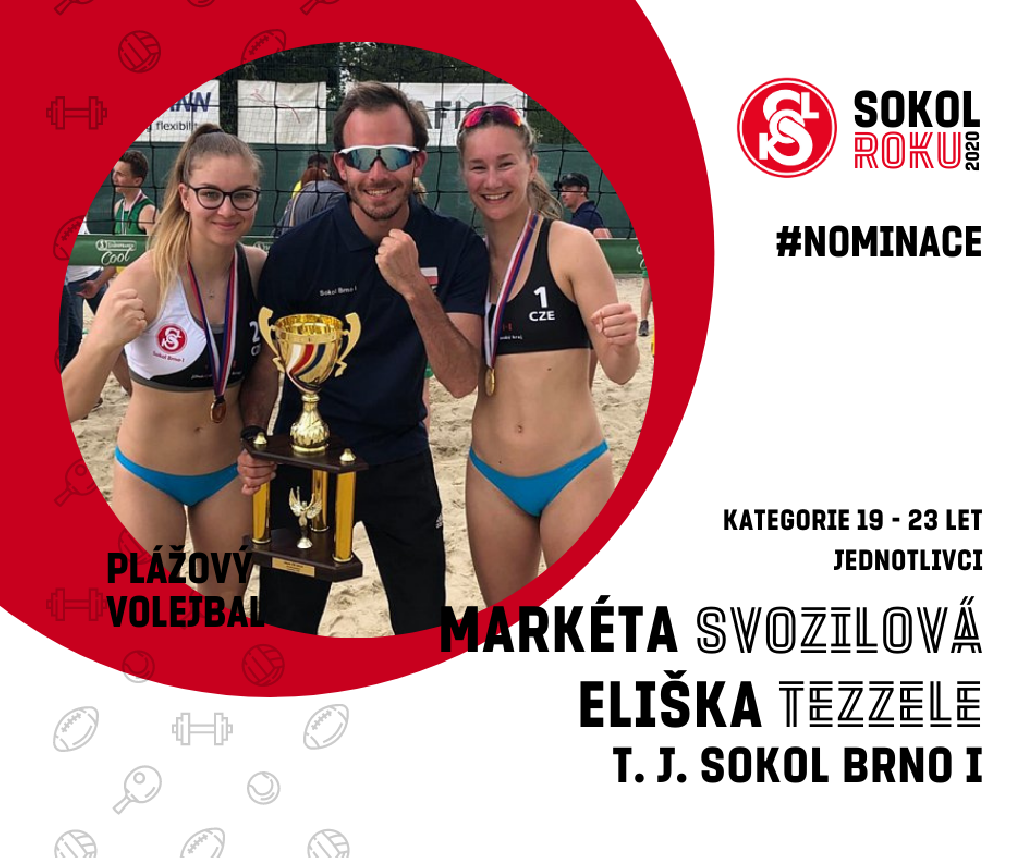 Sokol roku 2020 - Nominace OS - Markéta Svozilová, Eliška Tezzele