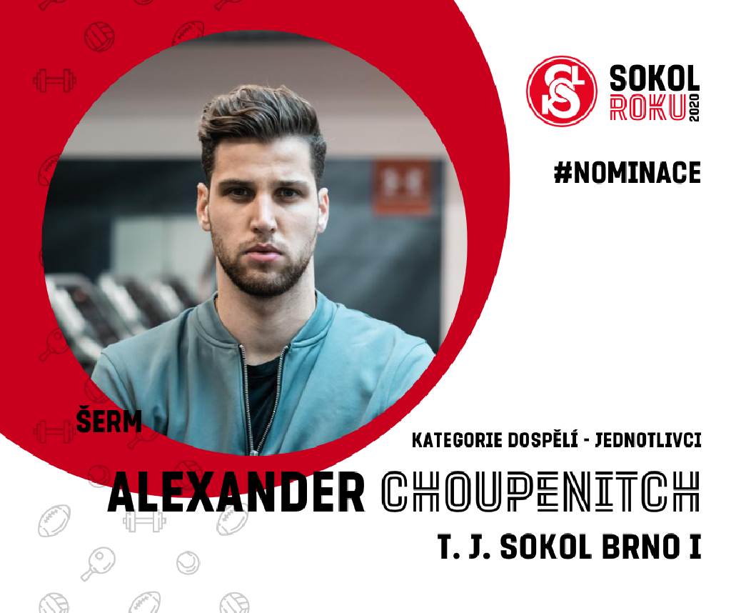 Sokol roku 2020 - Nominace - Alex Choupenitch