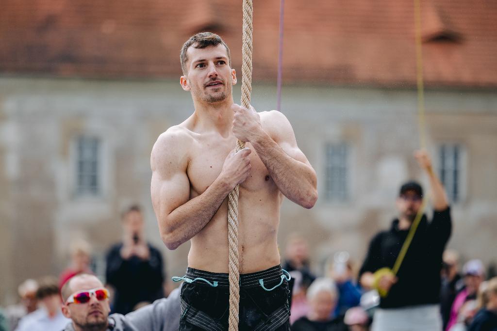 Závod v athénském šplhu v Novém Městě nad Metují, 14. 6. 2026