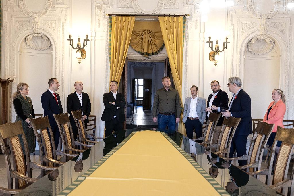 Prohlídka Tyršova domu po podpisu smlouvy o spolupráci s Pražskou plynárenskou, 22. 4. 2026