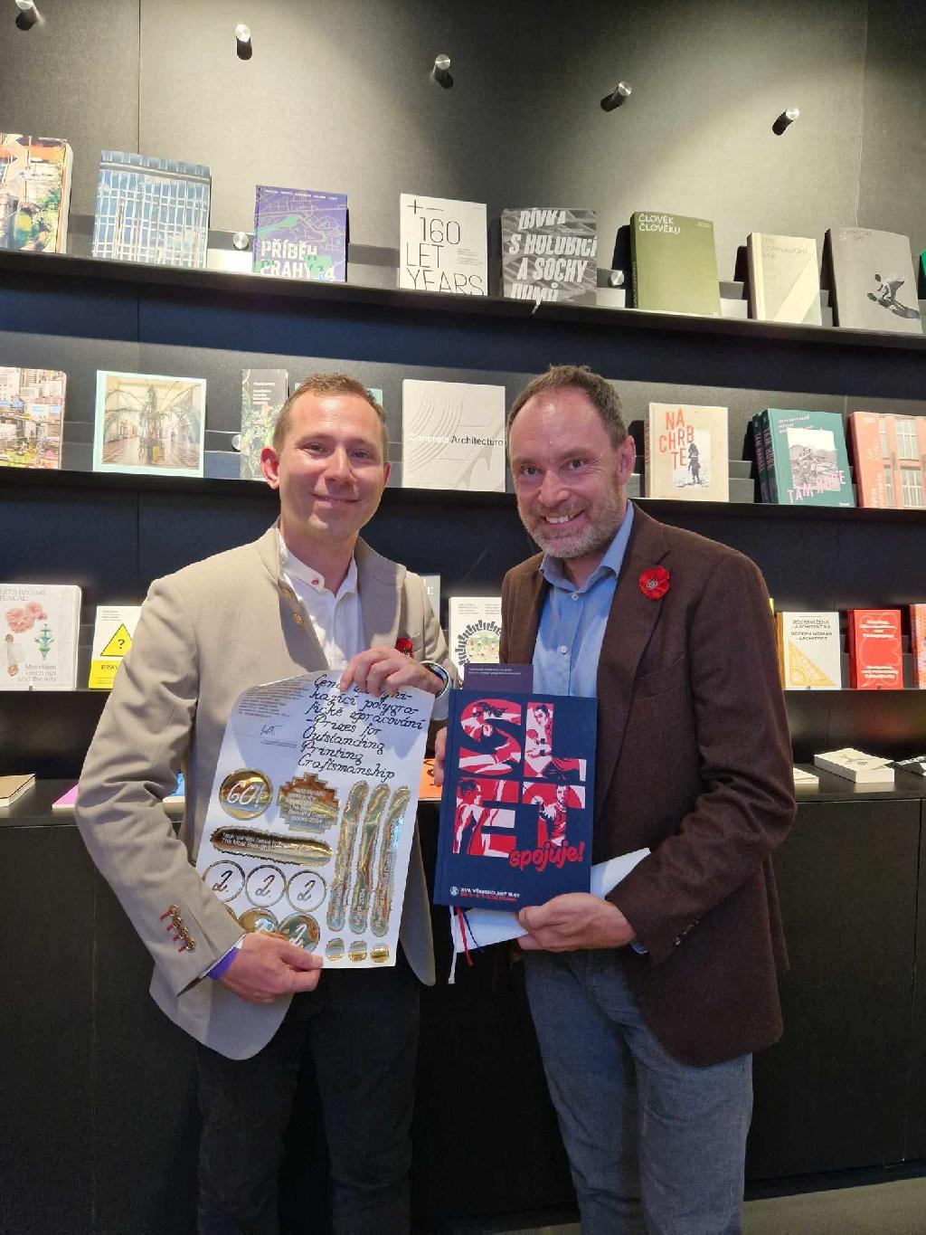Starosta ČOS Martin Chlumský a Marek Tesař, člen sletového týmu